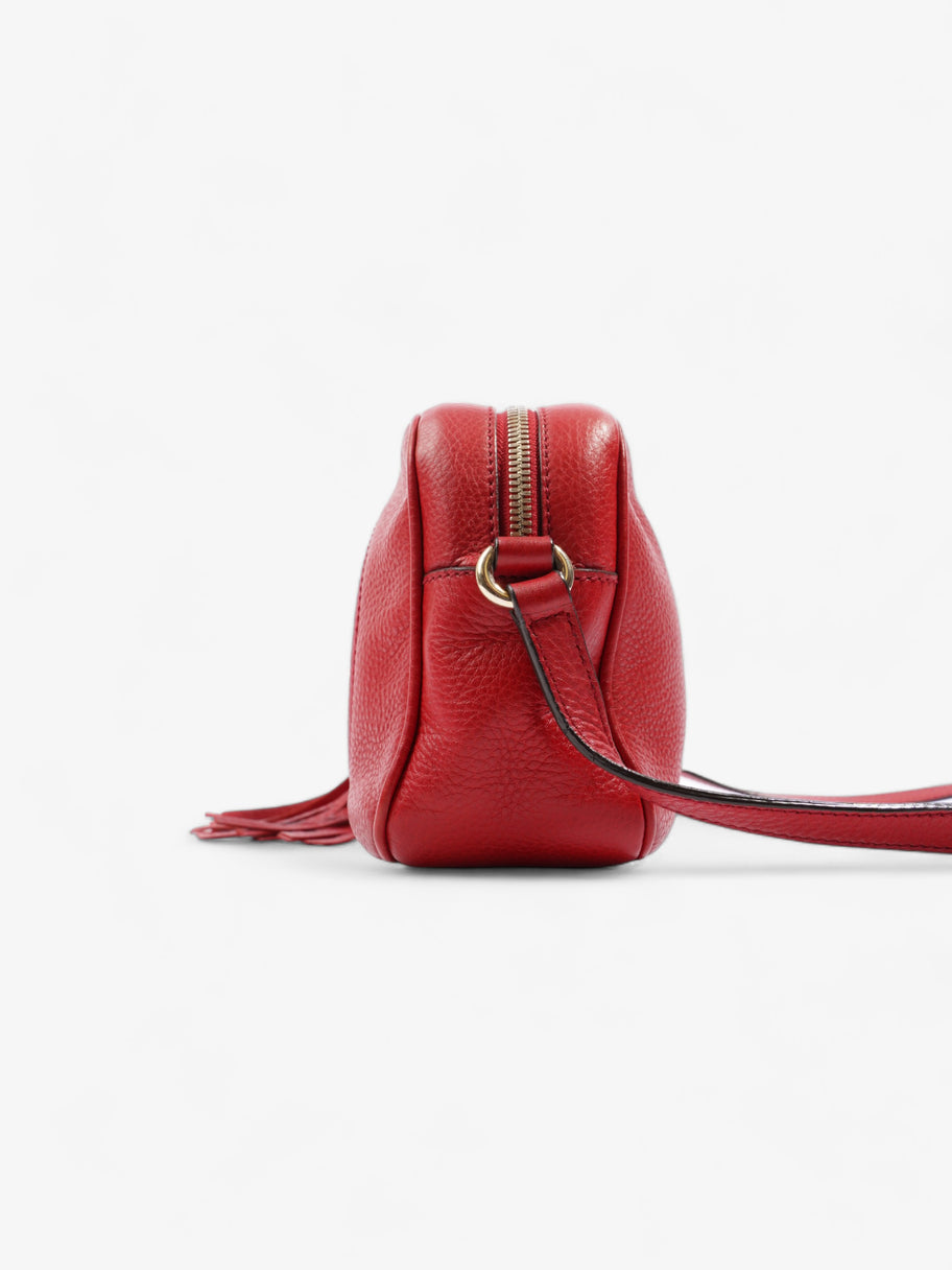 Gucci Soho Leather Shoulder bag Red Red Small Image 3