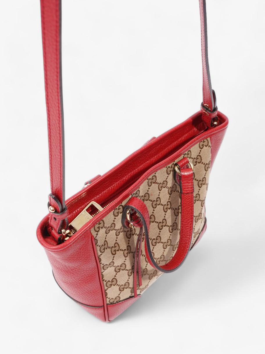 Bree Tote GG Supreme / Red Canvas Small Image 6