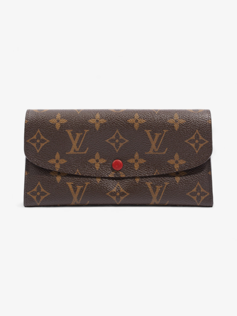  Louis Vuitton Emilie Wallet Monogram Coated Canvas