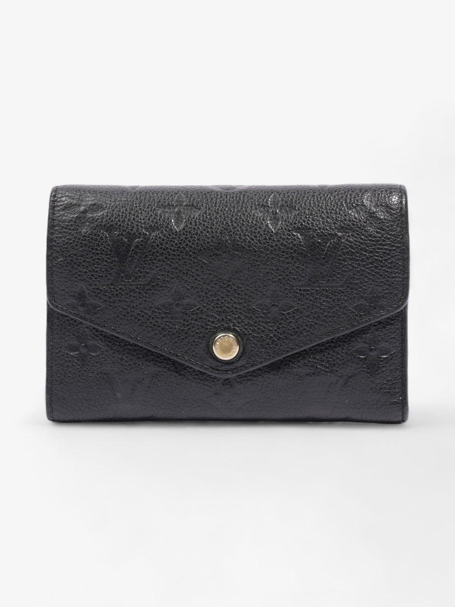 Curieuse Trifold wallet  Black / Black Empreinte Leather Image 1