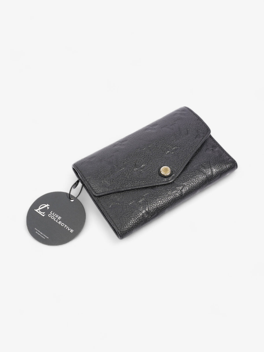 Curieuse Trifold wallet  Black / Black Empreinte Leather Image 10