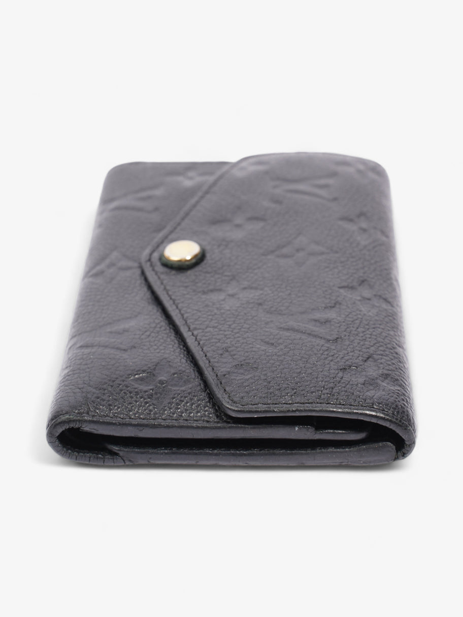 Curieuse Trifold wallet  Black / Black Empreinte Leather Image 3