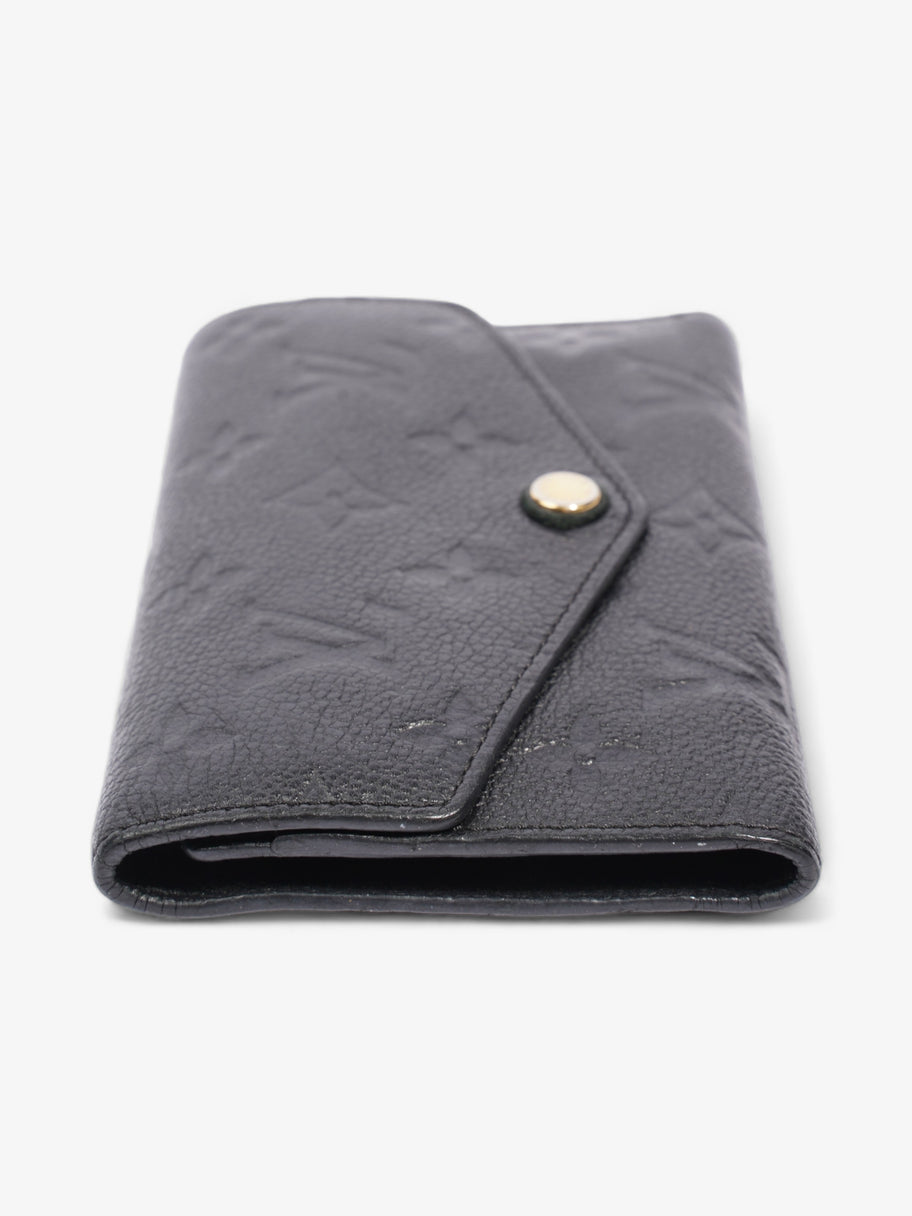 Curieuse Trifold wallet  Black / Black Empreinte Leather Image 4