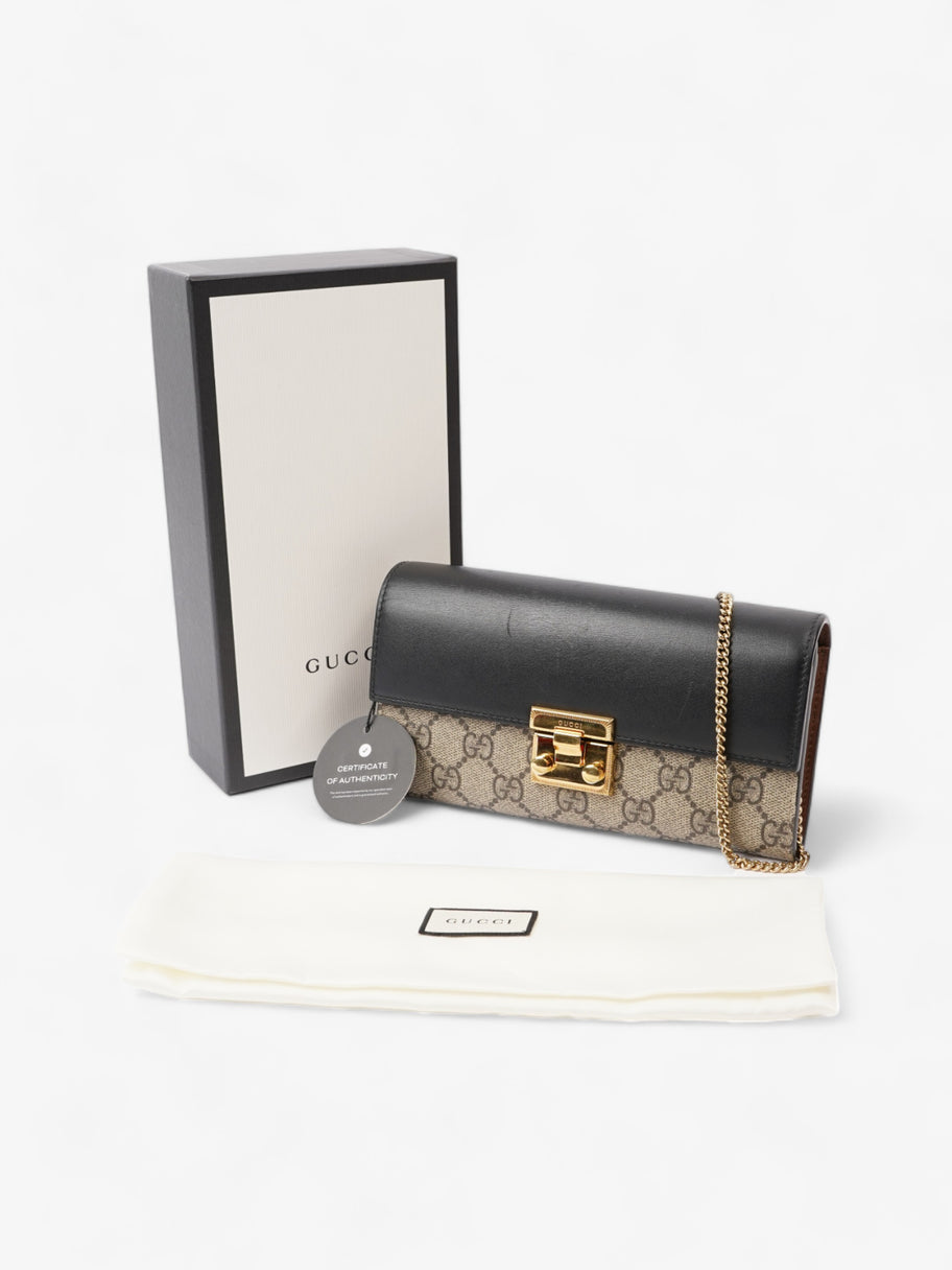 Gucci padlock continental wallet hotsell