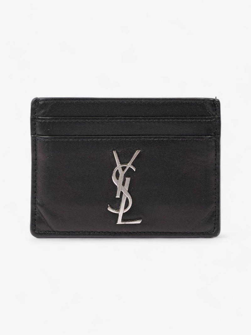  Saint Laurent Monogram Card Holder Black Leather