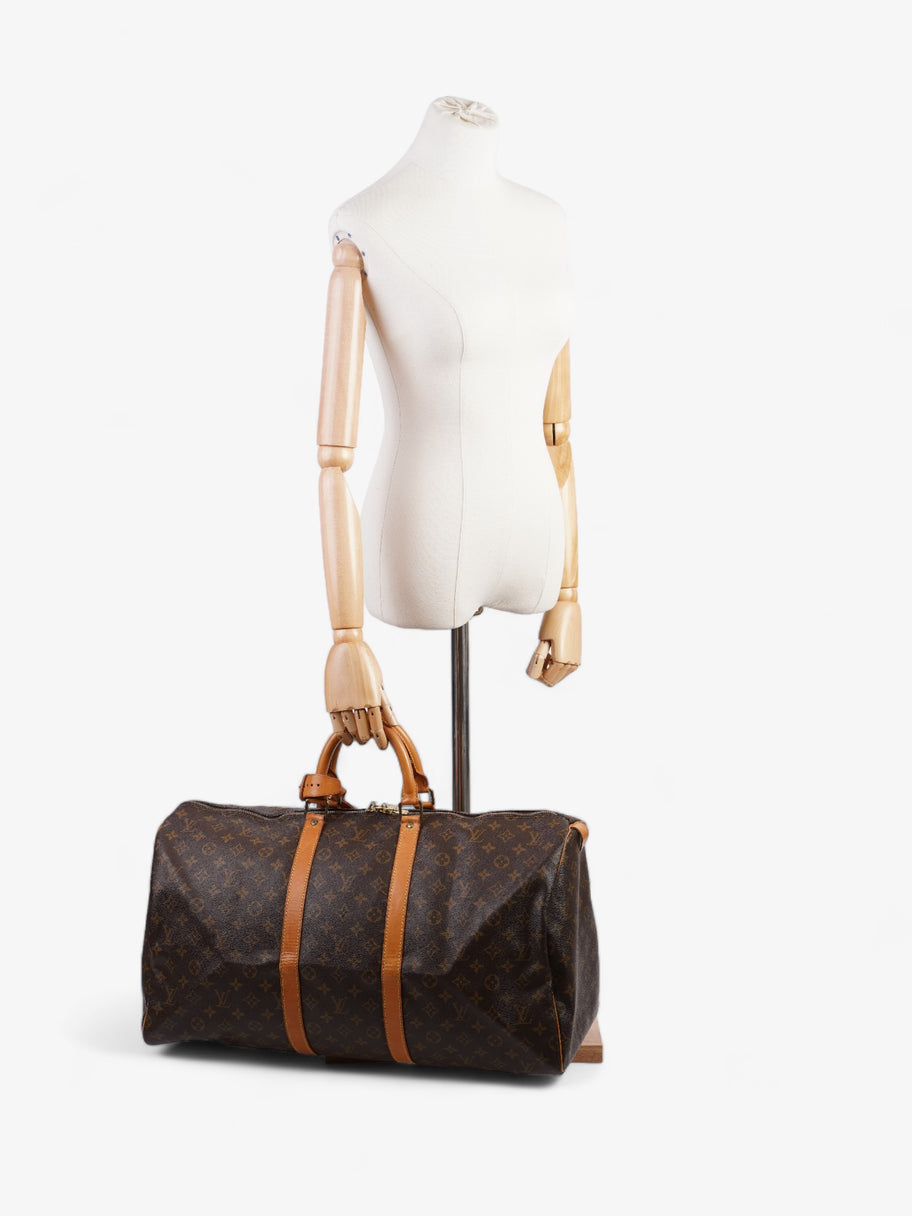 Louis Vuitton Keepall Monogram Coated Canvas 55 Image 2