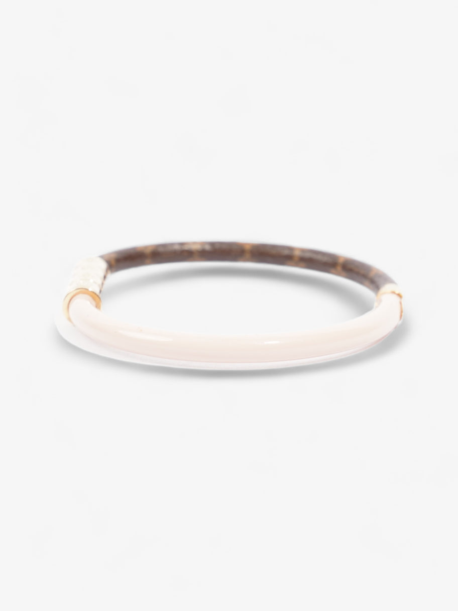 Daily Confidential Bracelet Monogram / Pink Leather Image 2