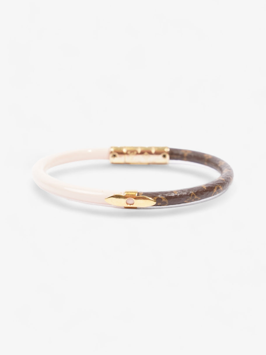 Daily Confidential Bracelet Monogram / Pink Leather Image 3