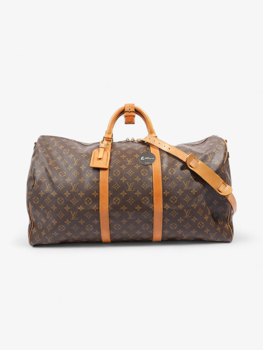 Keepall Bandouliere Monogram Coated Canvas 60 Image 8