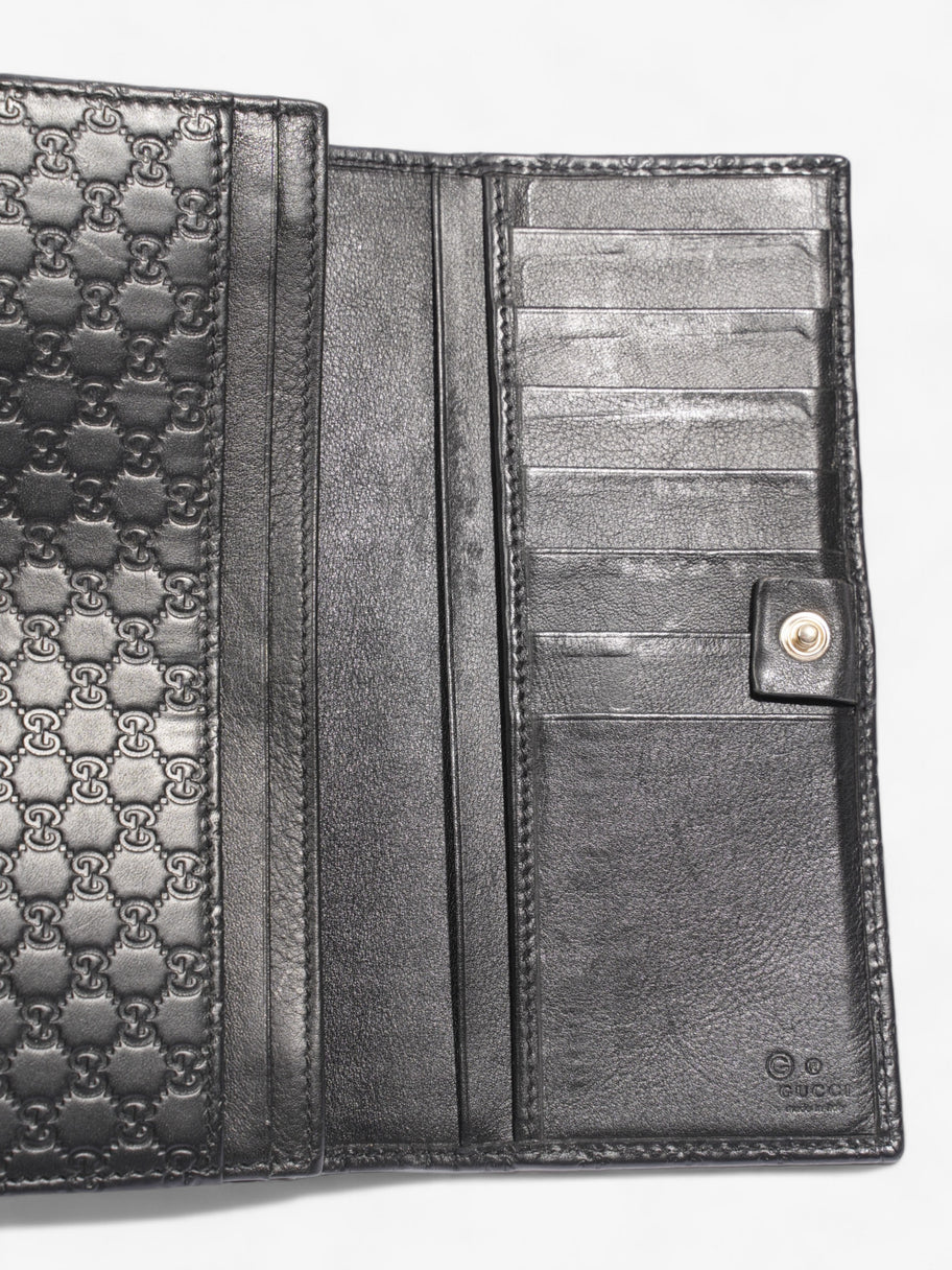 Bifold Microguccissima Wallet Black Leather Image 9