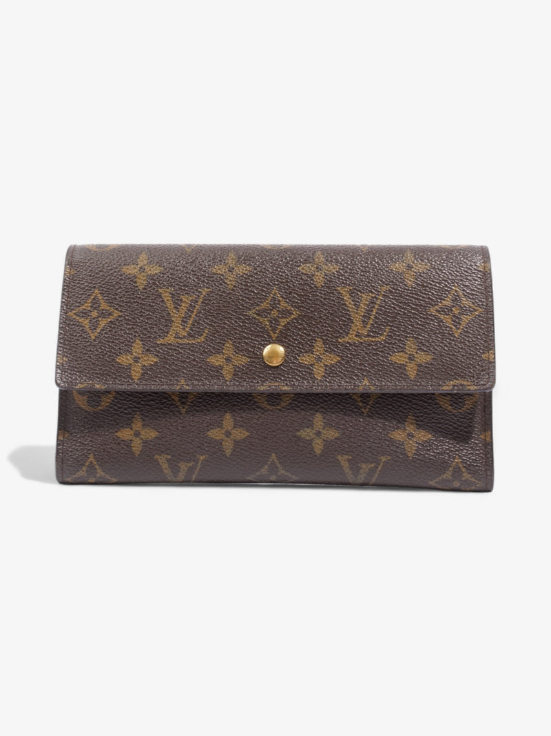  Louis Vuitton Porte Tresor International Wallet Monogram Coated Canvas