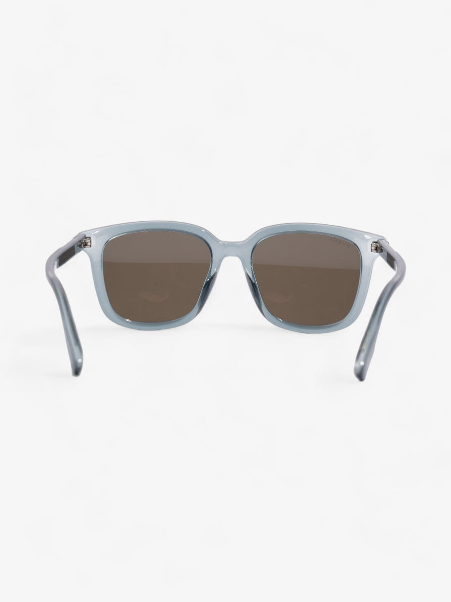 Clear Frame Sunglasses Blue Acetate 150mm Image 3