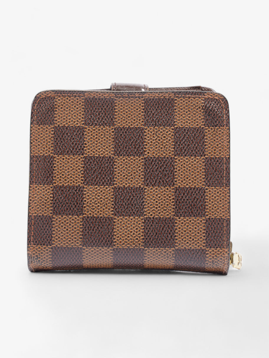 Louis Vuitton Compact Zip Around Wallet Damier Ebene Coated Canvas Image 2