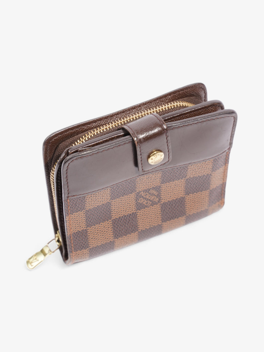 Louis Vuitton Compact Zip Around Wallet Damier Ebene Coated Canvas Image 5