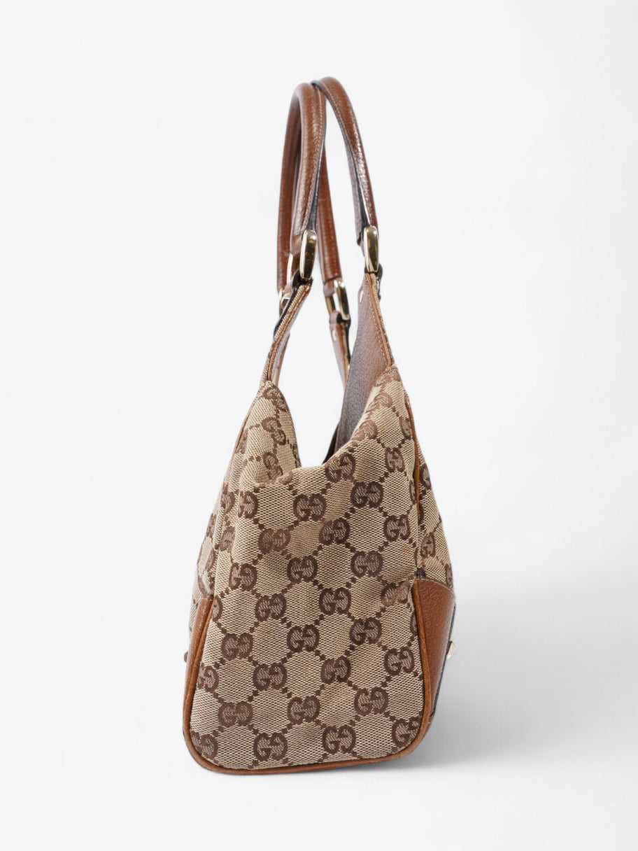 Gucci New Jackie Beige / Brown Canvas Image 5