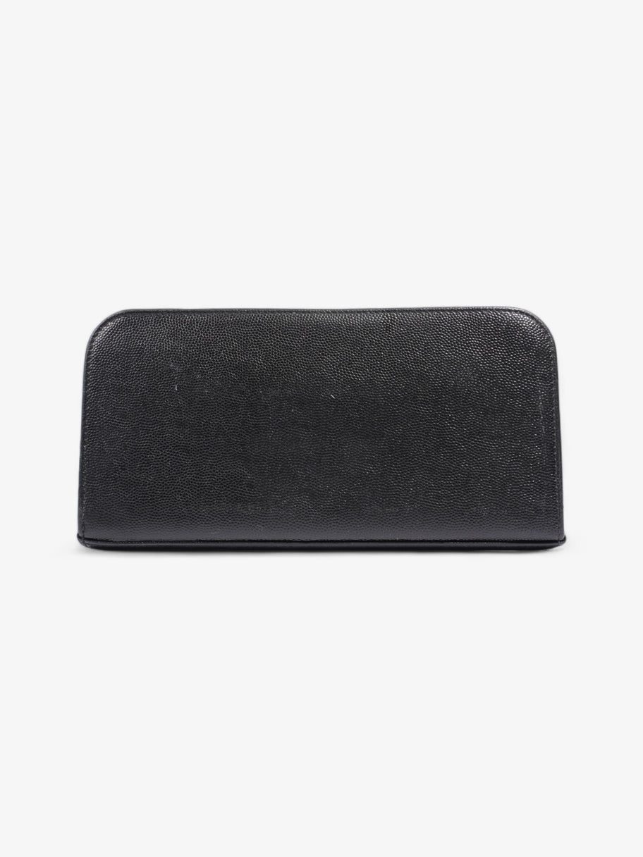 Saint Laurent Classic Zip-Around Wallet Black Leather Image 2