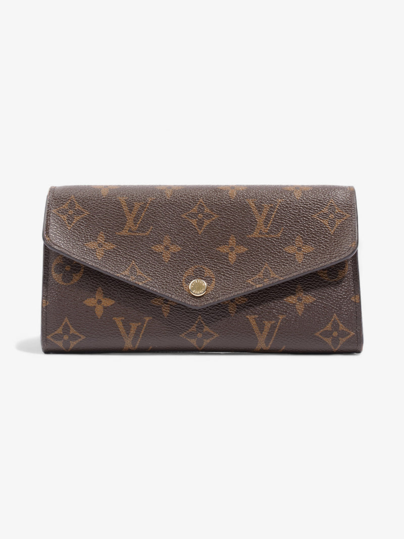  Louis Vuitton Sarah Wallet Monogram Coated Canvas