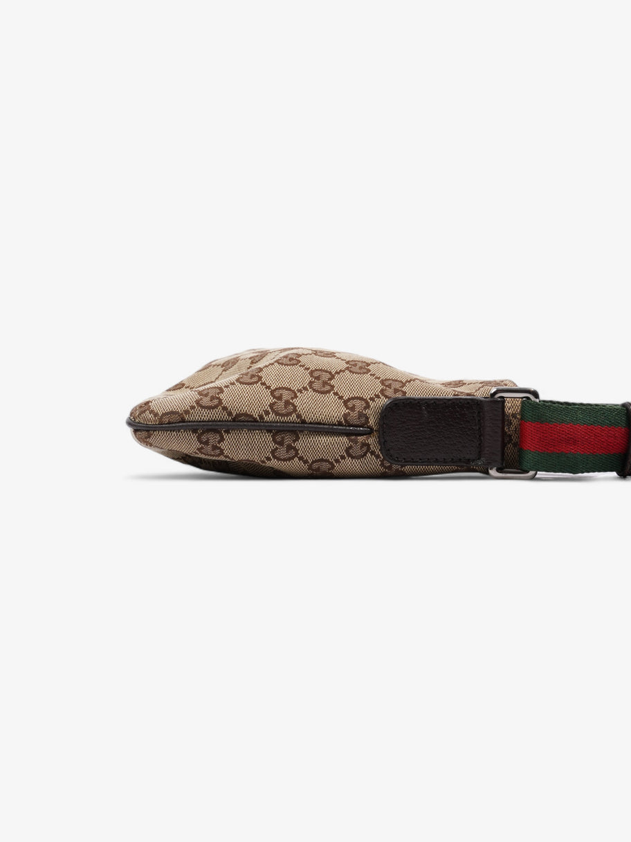 Gucci GG Rectangular Crossbody Bag GG Supreme / Red / Green Canvas Image 3