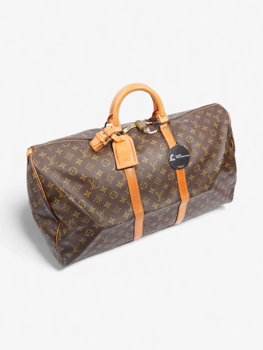 Louis Vuitton Keepall Monogram Coated Canvas 55 Image 8