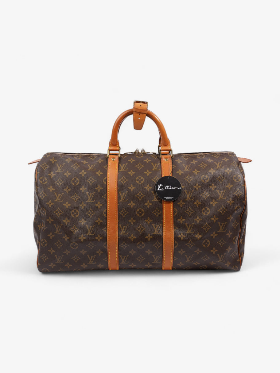 Louis Vuitton Keepall Monogram Coated Canvas 50 Image 8