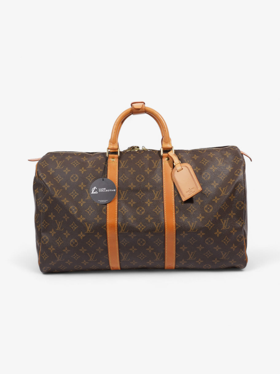 Louis Vuitton Keepall Monogram Coated Canvas 50 Image 8