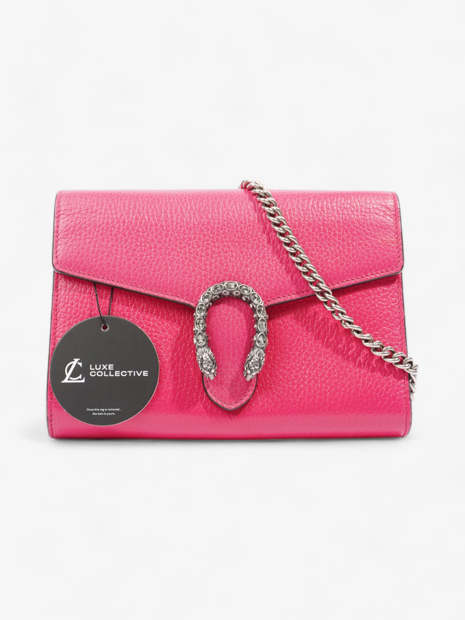 Gucci Dionysus Chain Wallet Neon Pink Leather Image 8