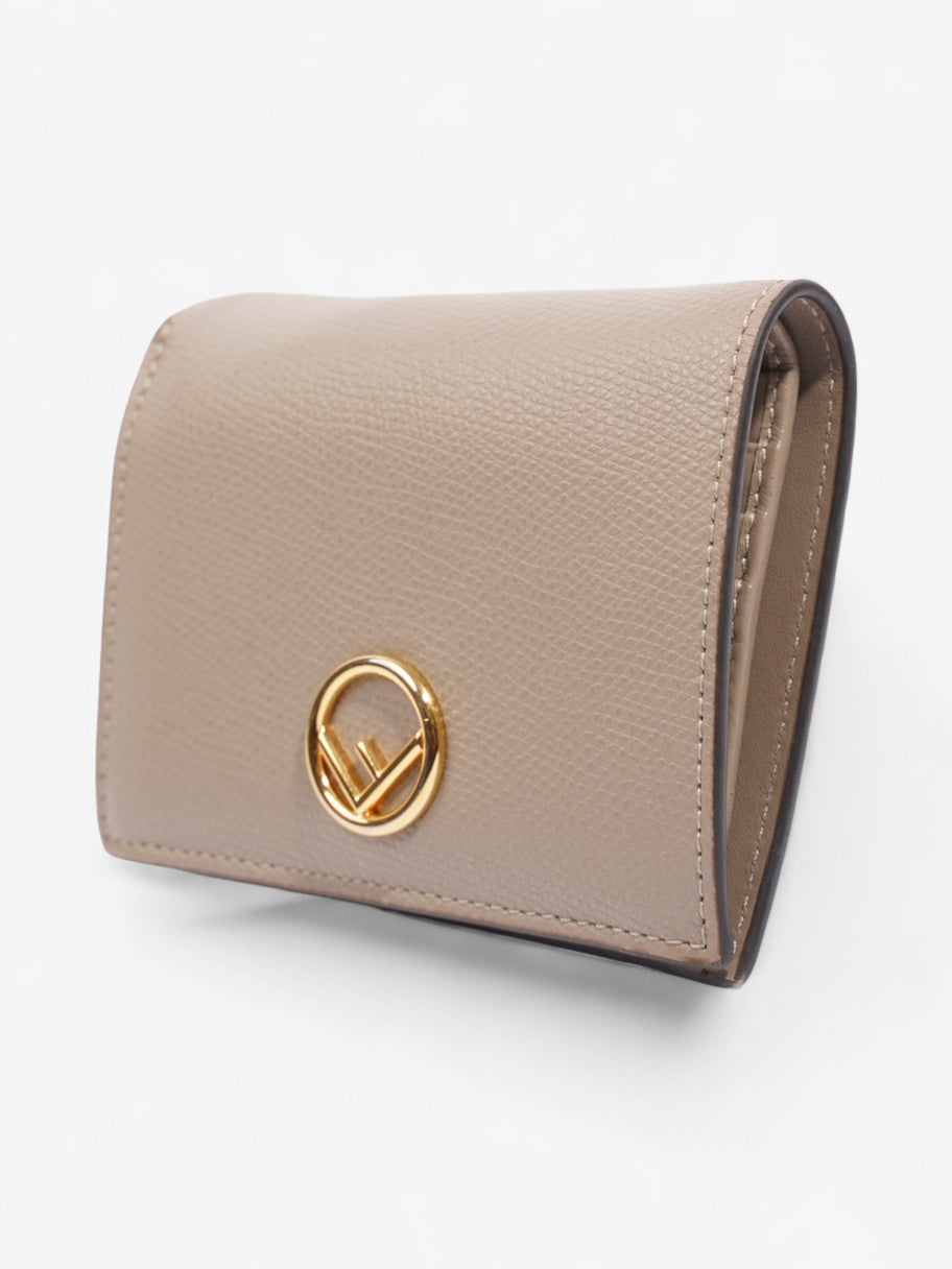 Fendi F is Fendi Compact Wallet Nude Leather Image 3