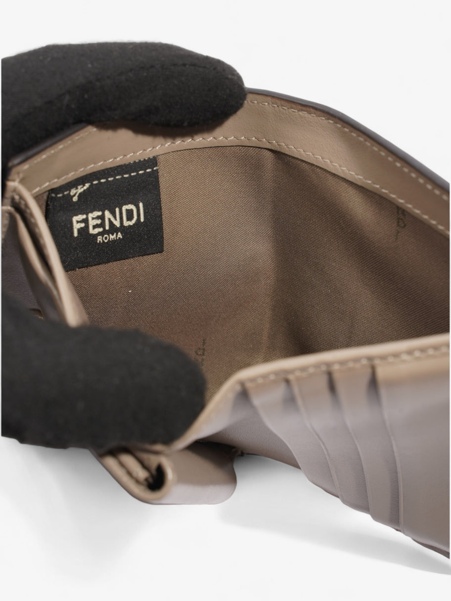 Fendi F is Fendi Compact Wallet Nude Leather Image 5