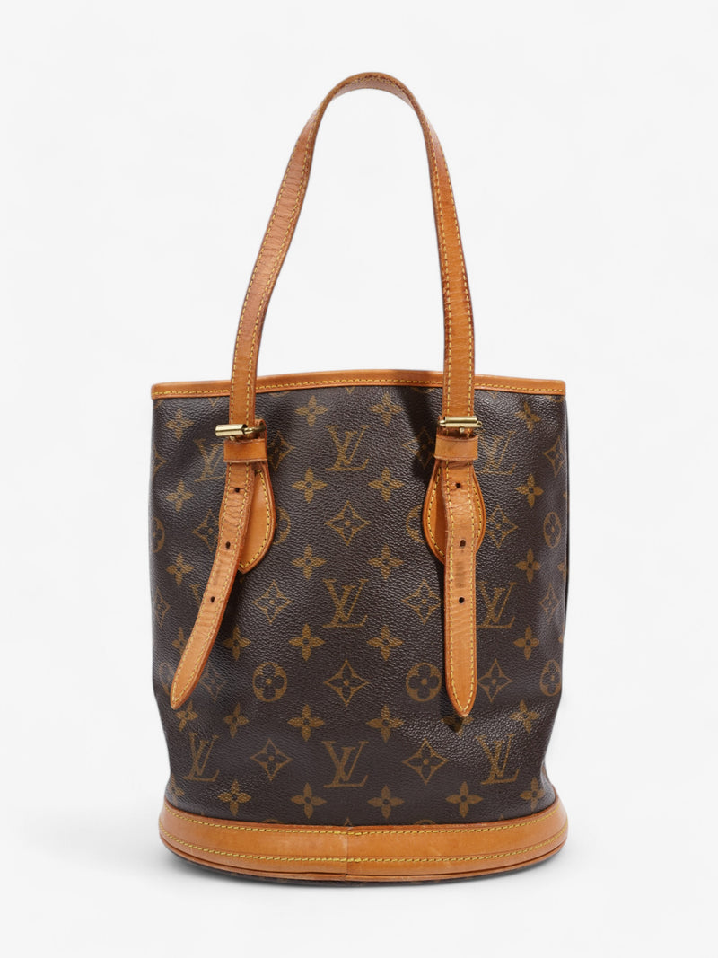  Louis Vuitton Bucket Monogram Coated Canvas PM