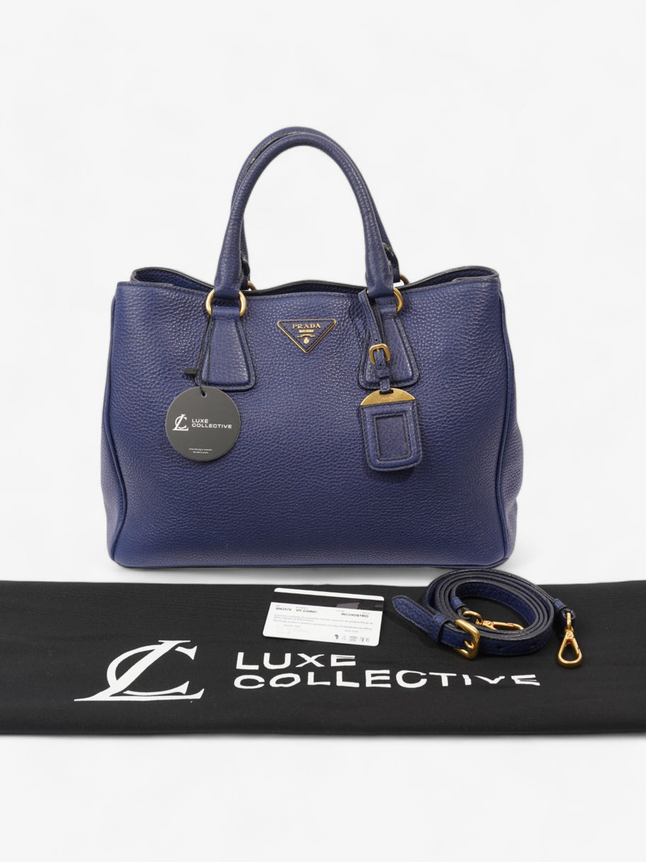 Prada Vitello Daino  Blue  Saffiano Leather Image 11