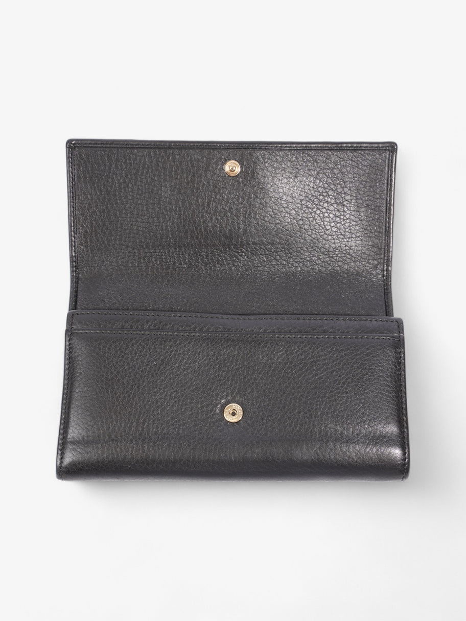 Gucci Gucci Soho Long Wallet Black Leather Image 3