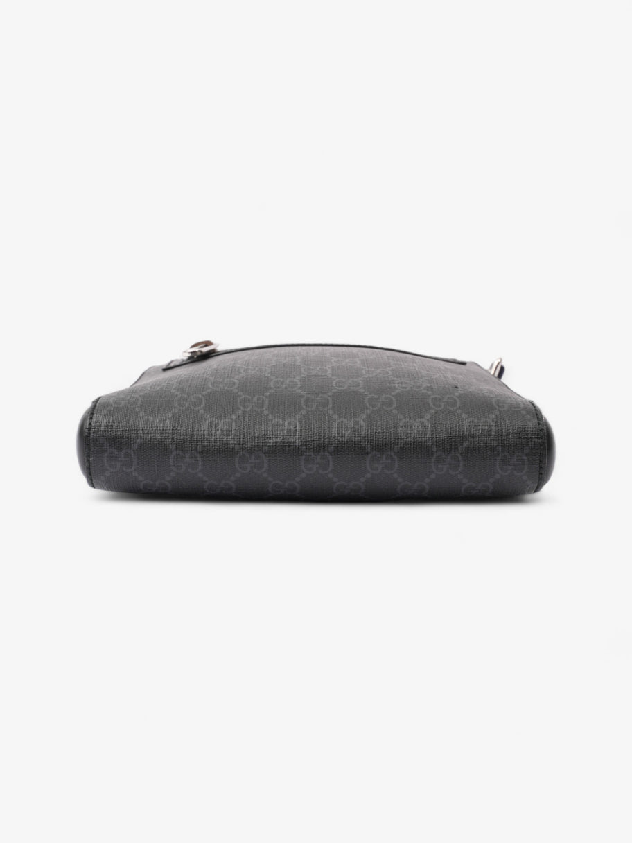 Gucci Messenger Bag Black GG Supreme Coated Canvas Image 6