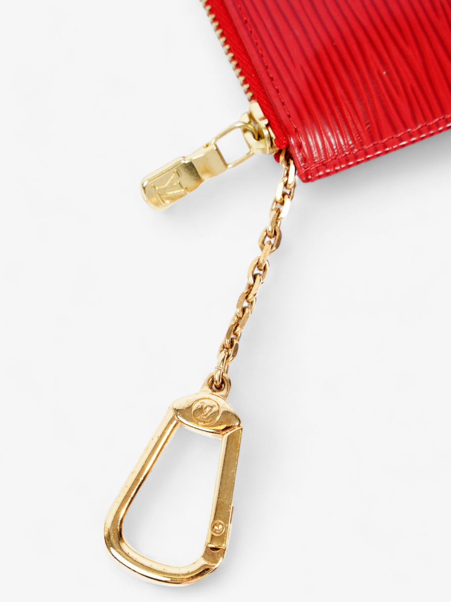 Louis Vuitton Porte Cles Red Epi Leather Image 3