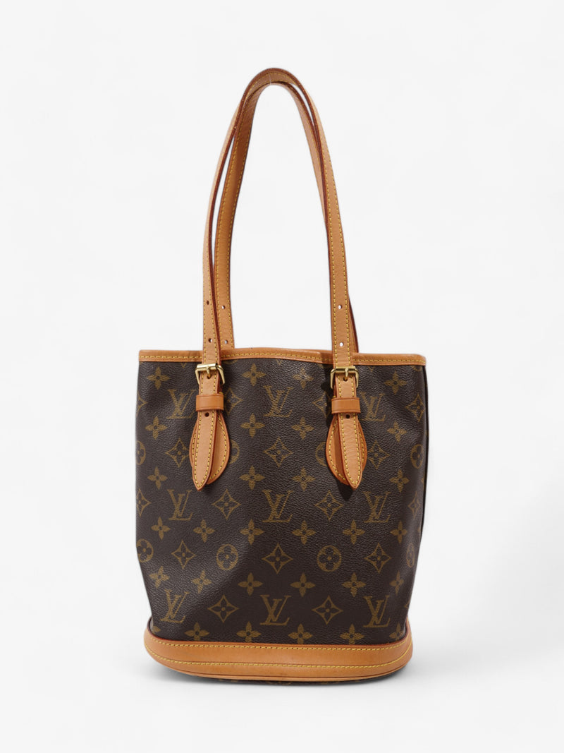  Louis Vuitton Bucket Monogram Coated Canvas PM