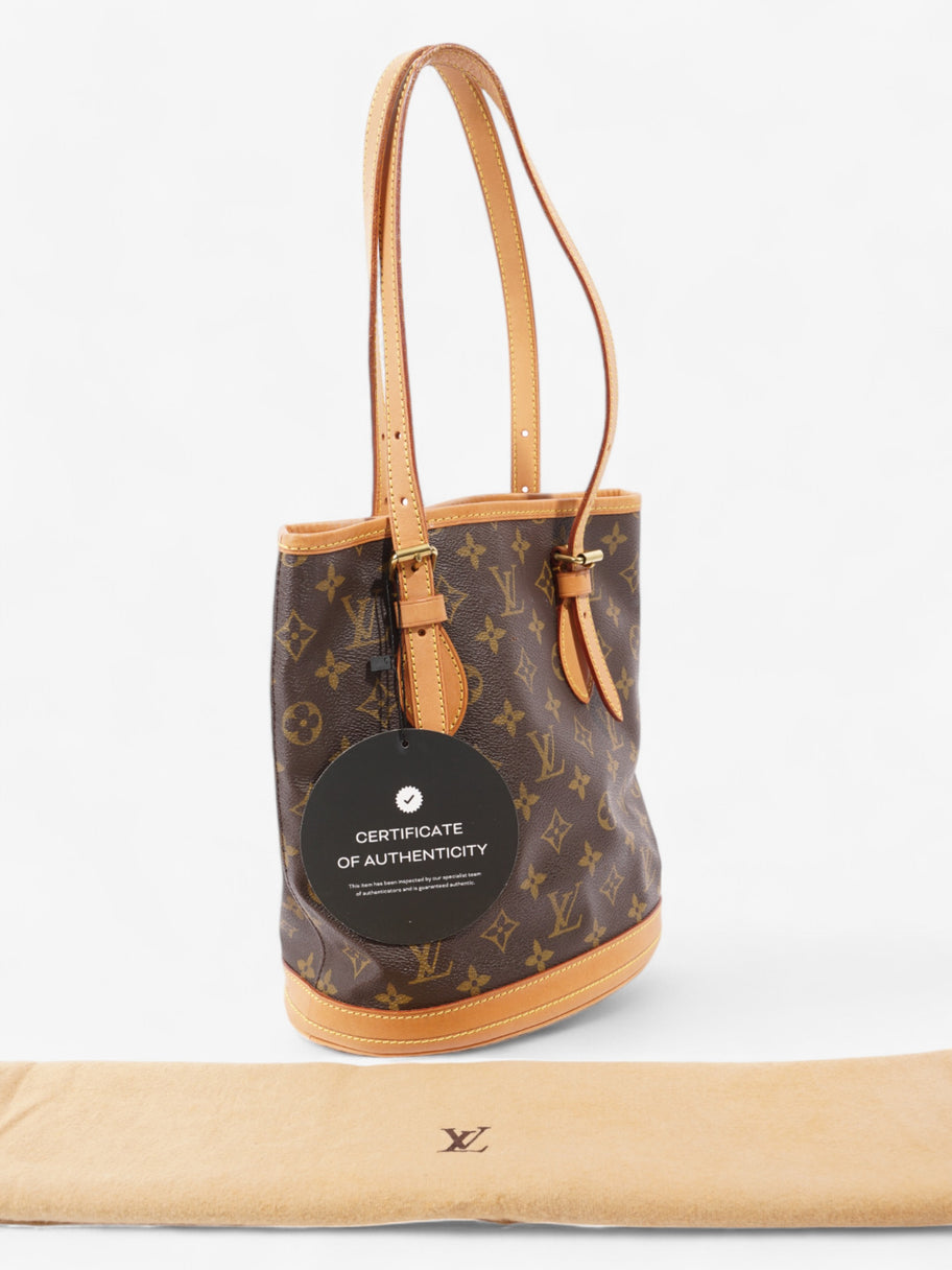 Louis Vuitton Bucket Monogram Coated Canvas PM Image 9