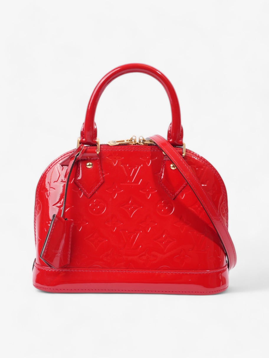 Louis Vuitton Alma Red Vernis Leather BB Image 1