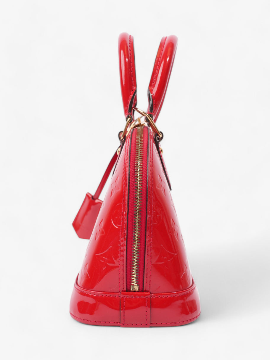 Louis Vuitton Alma Red Vernis Leather BB Image 3