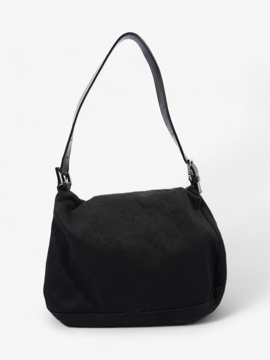 Fendi Mamma Baguette Black Canvas Image 4