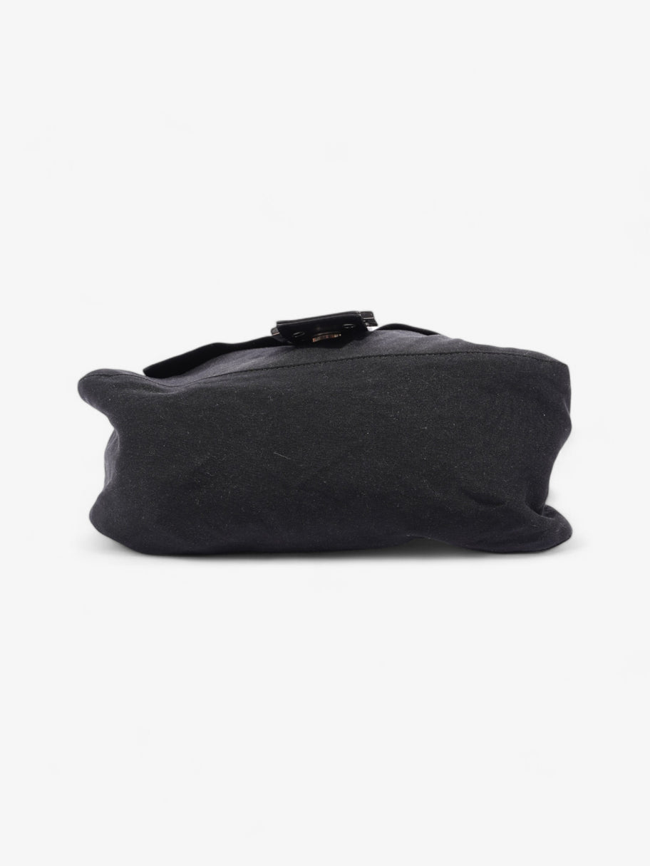 Fendi Mamma Baguette Black Canvas Image 6