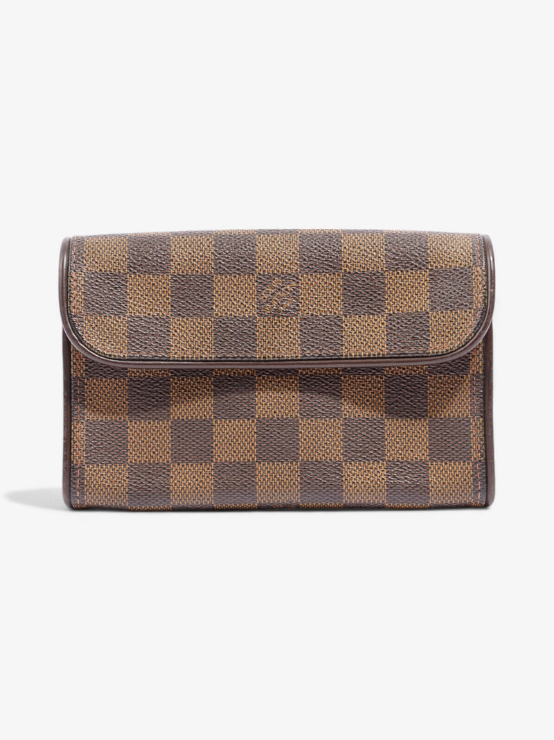  Louis Vuitton Pochette Florentine Damier Ebene Coated Canvas