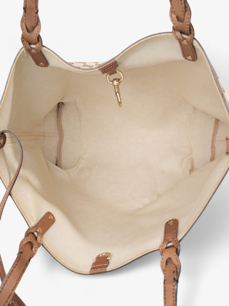 Gucci Tote Beige / Brown Canvas Image 11