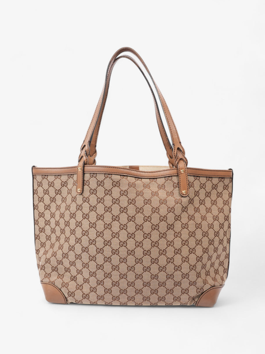 Gucci Tote Beige / Brown Canvas Image 5