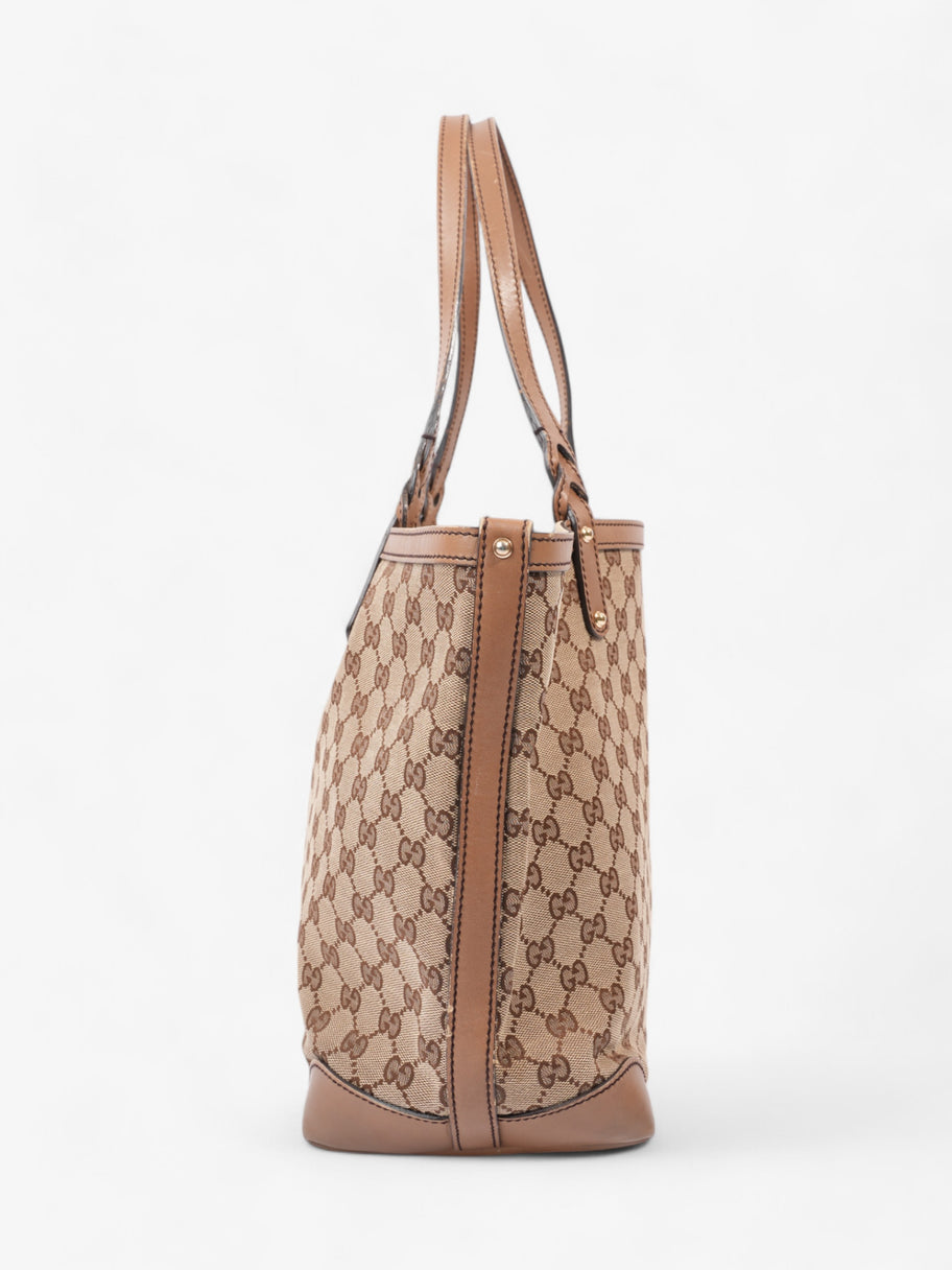 Gucci Tote Beige / Brown Canvas Image 6