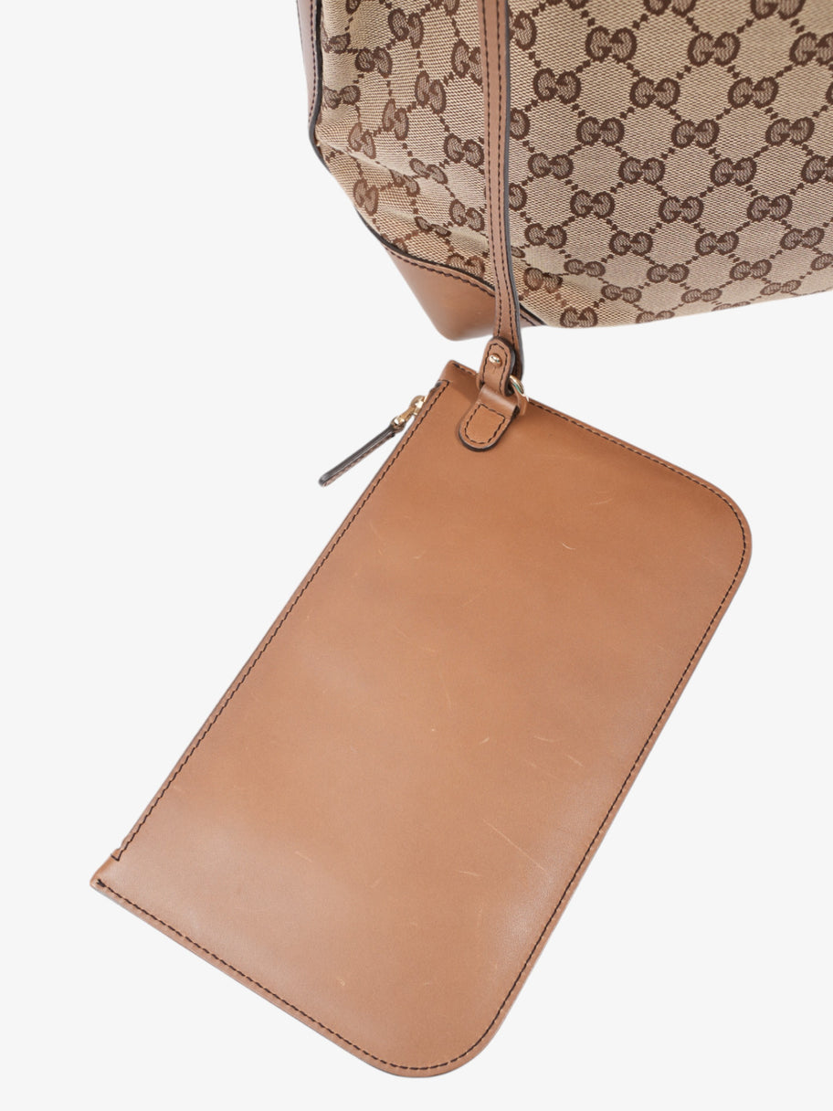 Gucci Tote Beige / Brown Canvas Image 9