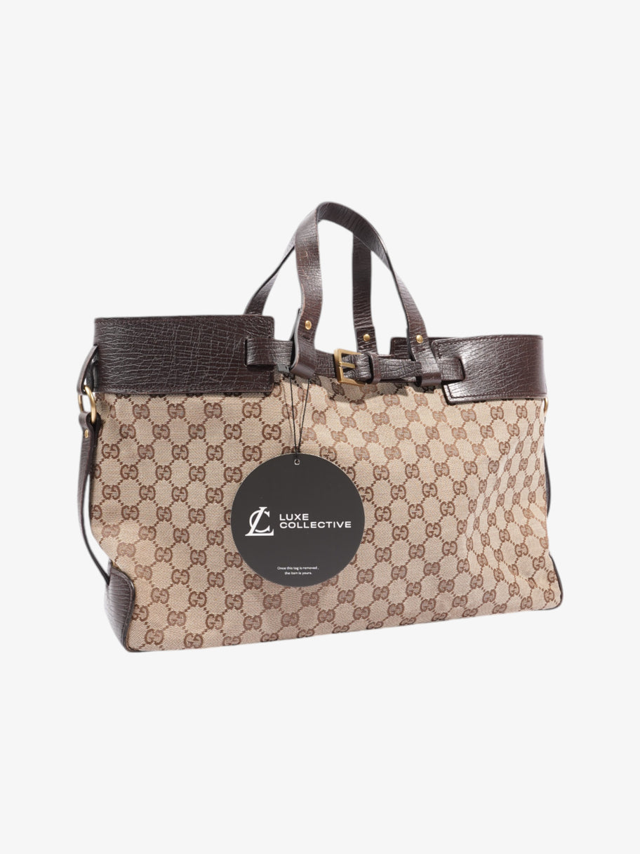 Gucci Tote Beige / Brown Canvas Image 7