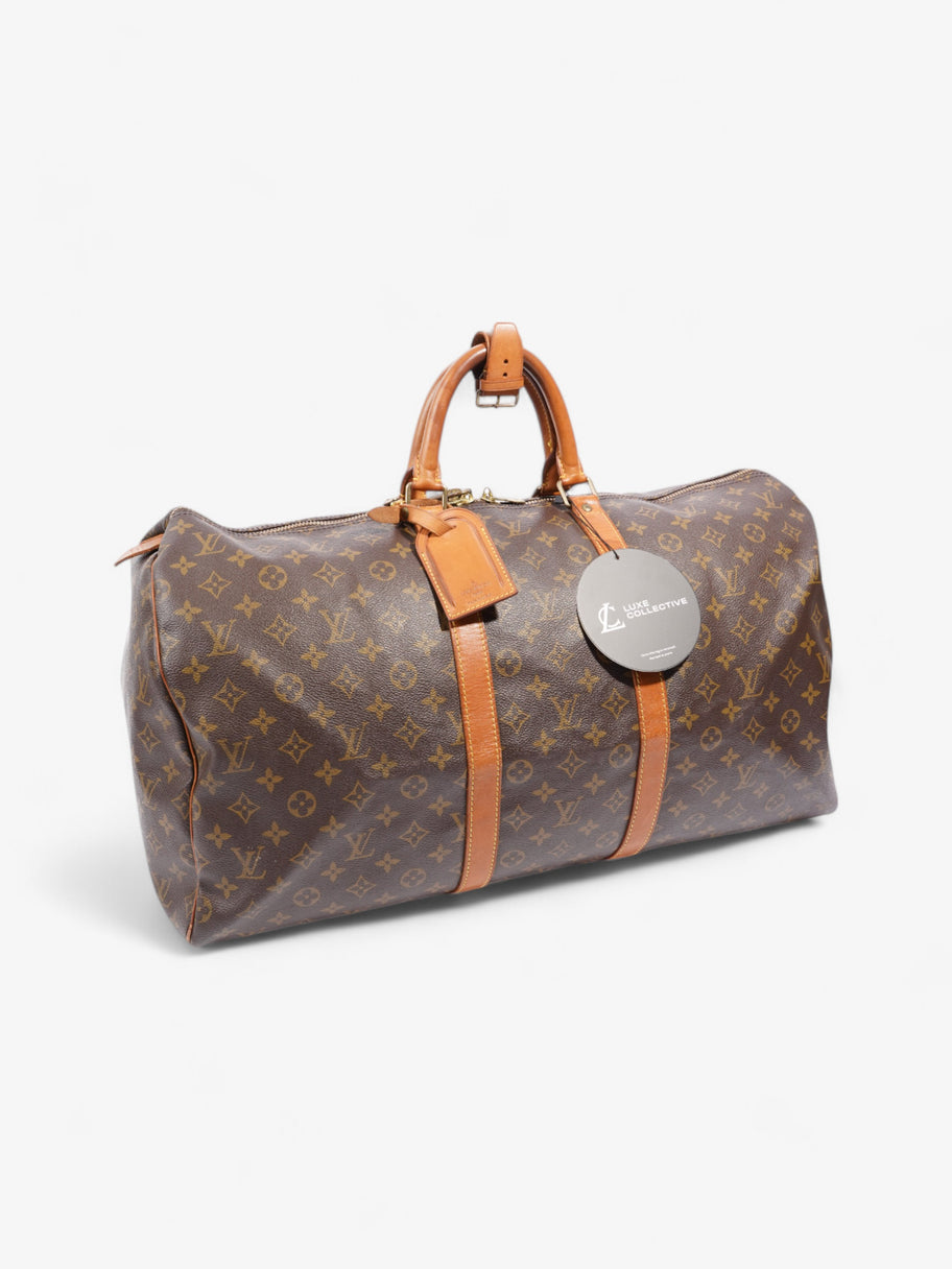 Louis Vuitton Keepall Monogram Coated Canvas 55 Image 9