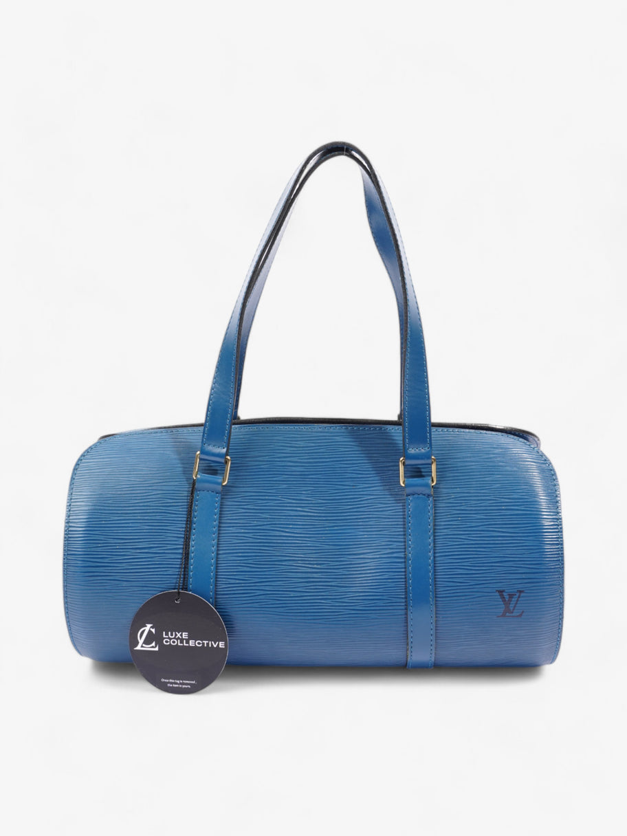 Louis Vuitton Soufflot Blue Epi Leather Image 8