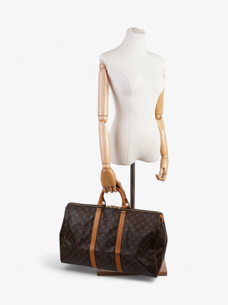  Louis Vuitton Keepall Monogram Coated Canvas 50