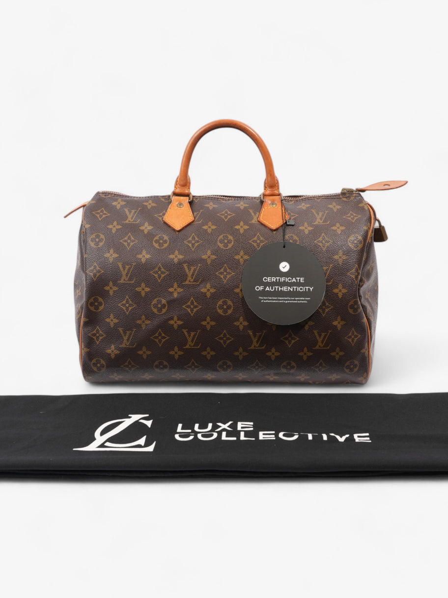 Louis Vuitton Speedy Monogram Coated Canvas 35 Image 10