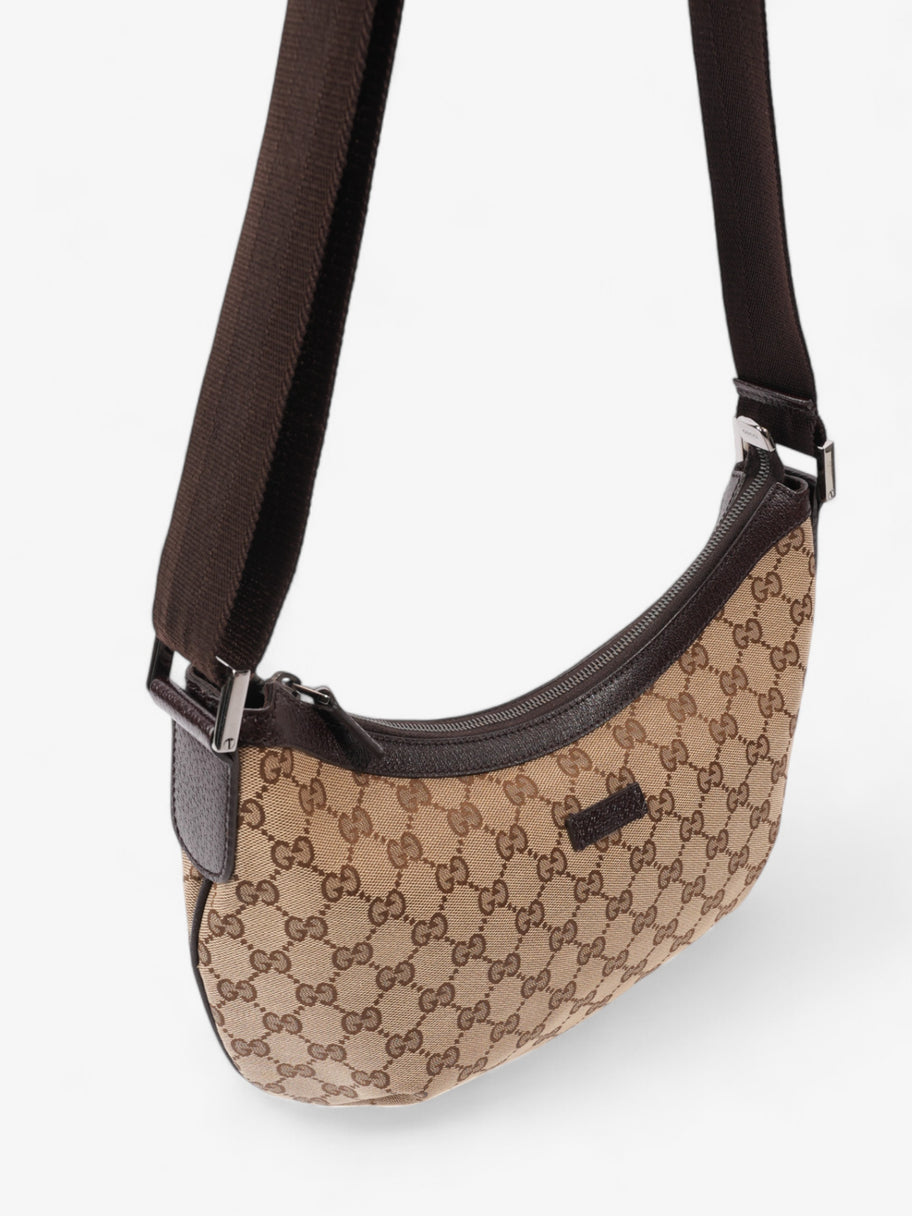 Gucci Shoulder Bag Brown Canvas Image 7